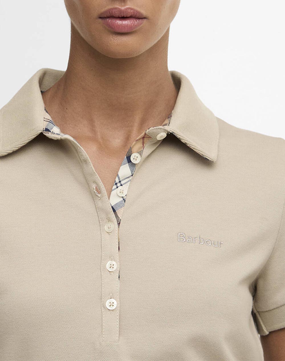 Barbour Μπλούζα Lml0634-Brsn31 16 Biege Γυναικεία ρούχα μπλούζες Polo Politikos Shop Πολιτικός