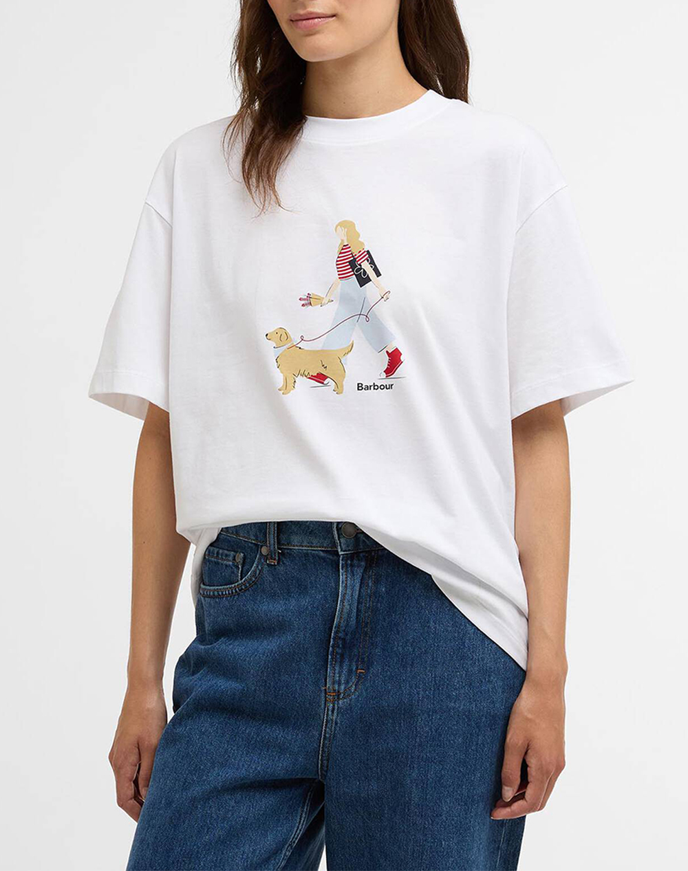 BARBOUR ΜΠΛΟΥΖΑ T-SHIRT Κ/Μ LTS0713-BRWH11 White