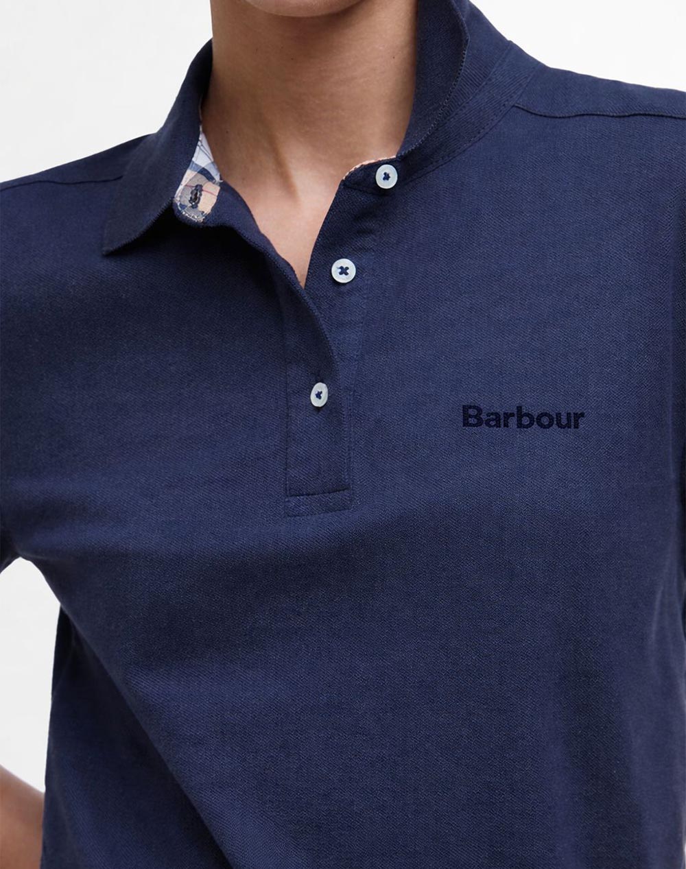 Barbour Μπλούζα Polo Lml0886-Brny73 1 Navyblue Γυναικεία ρούχα μπλούζες Politikos Shop Πολιτικός