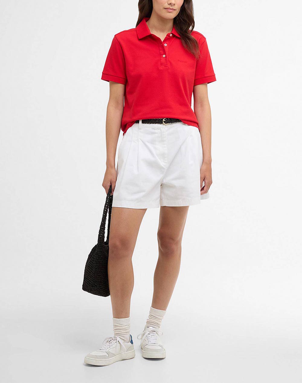 Barbour Μπλούζα Polo Lml0886-Brre16 1 Red Γυναικεία ρούχα μπλούζες Politikos Shop Πολιτικός