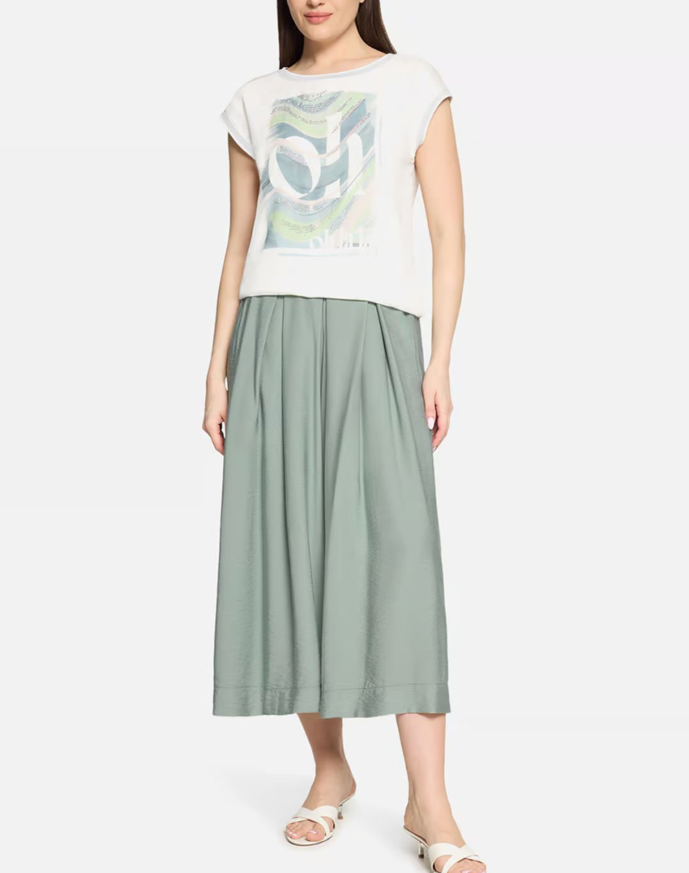 Betty Barclay 9481 1836-9194 Green Γυναικεία ρούχα παντελόνια Υφασματινα Politikos Shop Πολιτικός