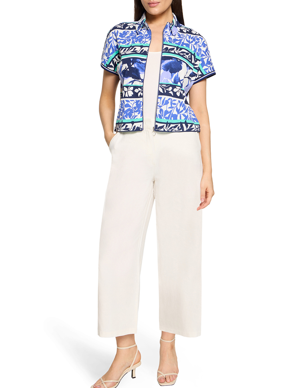 Betty Barclay Pants 6047 1340-1014 Offwhite Γυναικεία ρούχα παντελόνια Υφασματινα Politikos Shop Πολιτικός