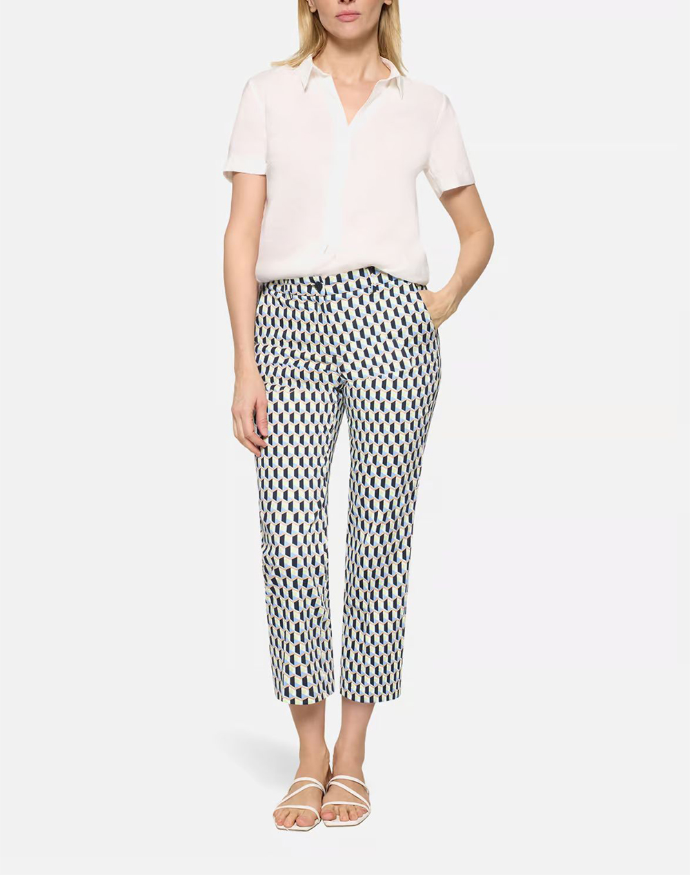 Betty Barclay Pants 6157 1857-8850 Multi Γυναικεία ρούχα παντελόνια Υφασματινα Politikos Shop Πολιτικός