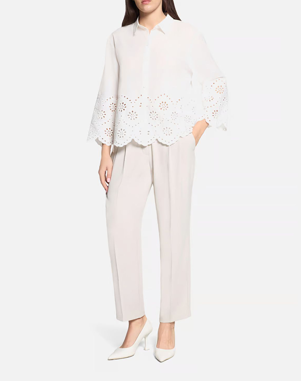 Betty Barclay Pants 6167 1840-9106 Biege Γυναικεία ρούχα παντελόνια Υφασματινα Politikos Shop Πολιτικός
