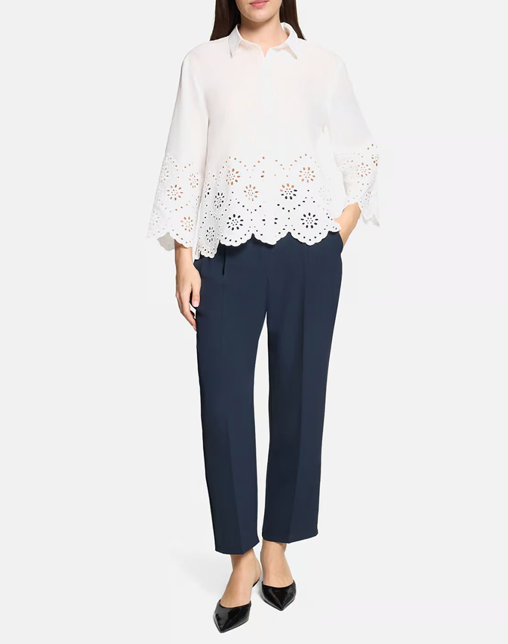 Betty Barclay Pants 6167 1840-8345 Darkblue Γυναικεία ρούχα παντελόνια Υφασματινα Politikos Shop Πολιτικός