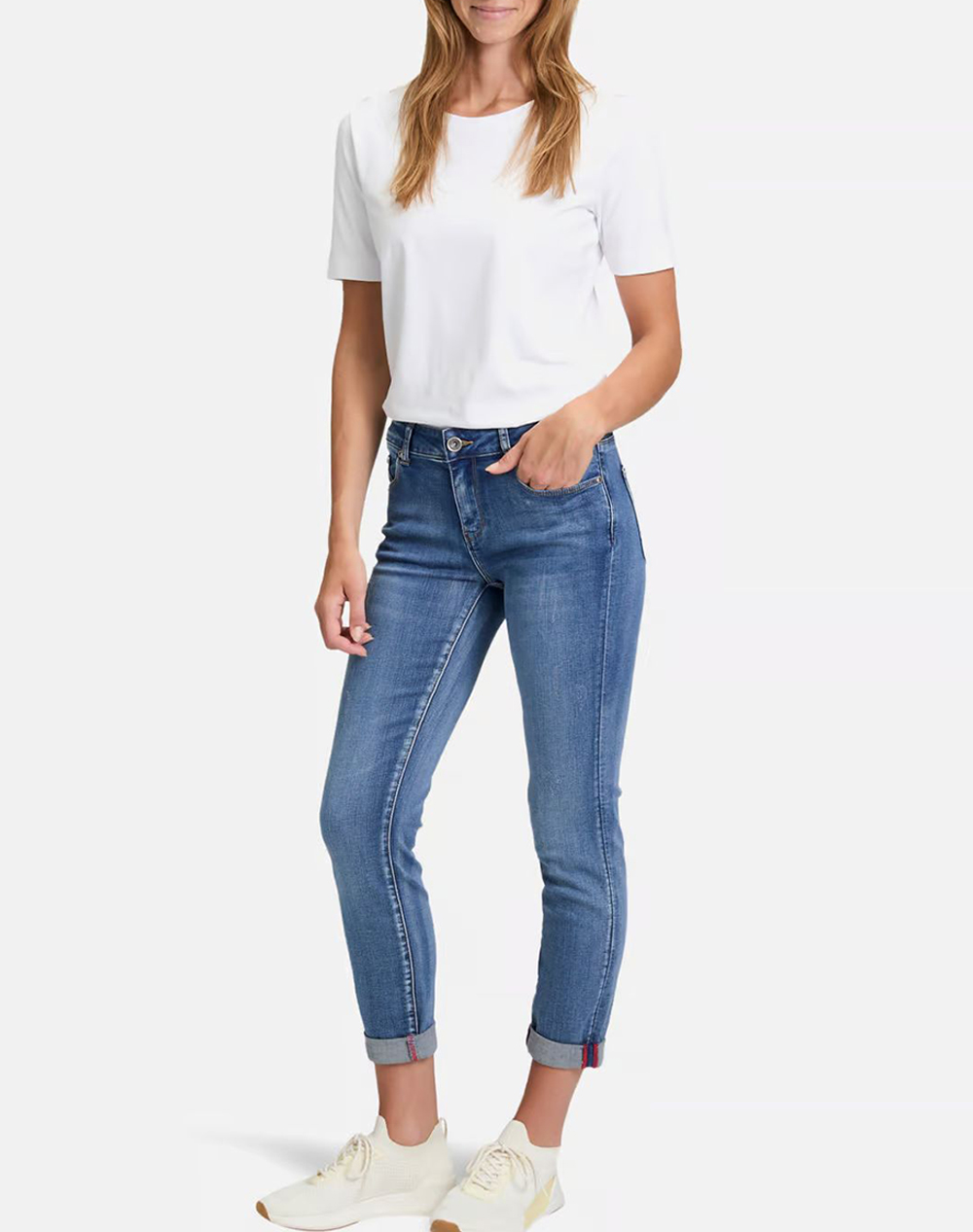 Betty Barclay Jeans 6365 1053-8619 Denimblue Γυναικεία ρούχα παντελόνια Jean 5P Cargo Politikos Shop Πολιτικός