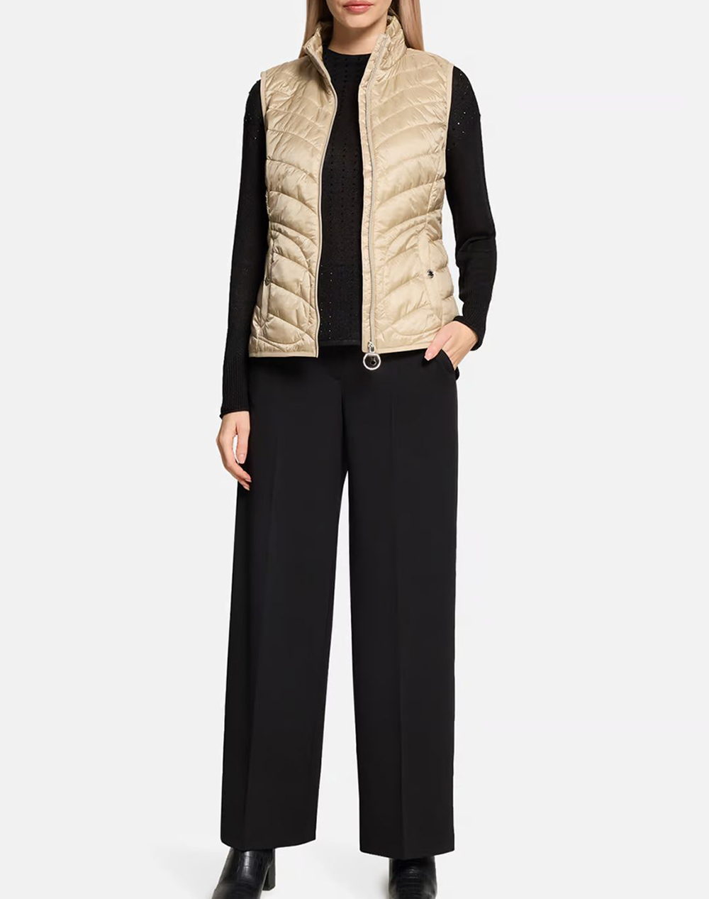 BETTY BARCLAY VEST 7013/1535-1038 Biege φωτογραφία