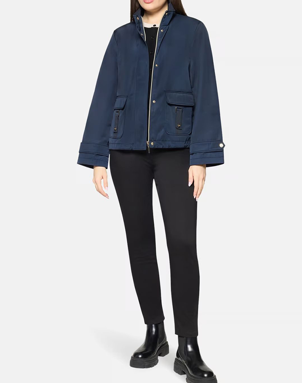 Betty Barclay Jacket 7304 1763-8345 Darkblue Γυναικεία ρούχα Πανωφορια μπουφάν Politikos Shop Πολιτικός
