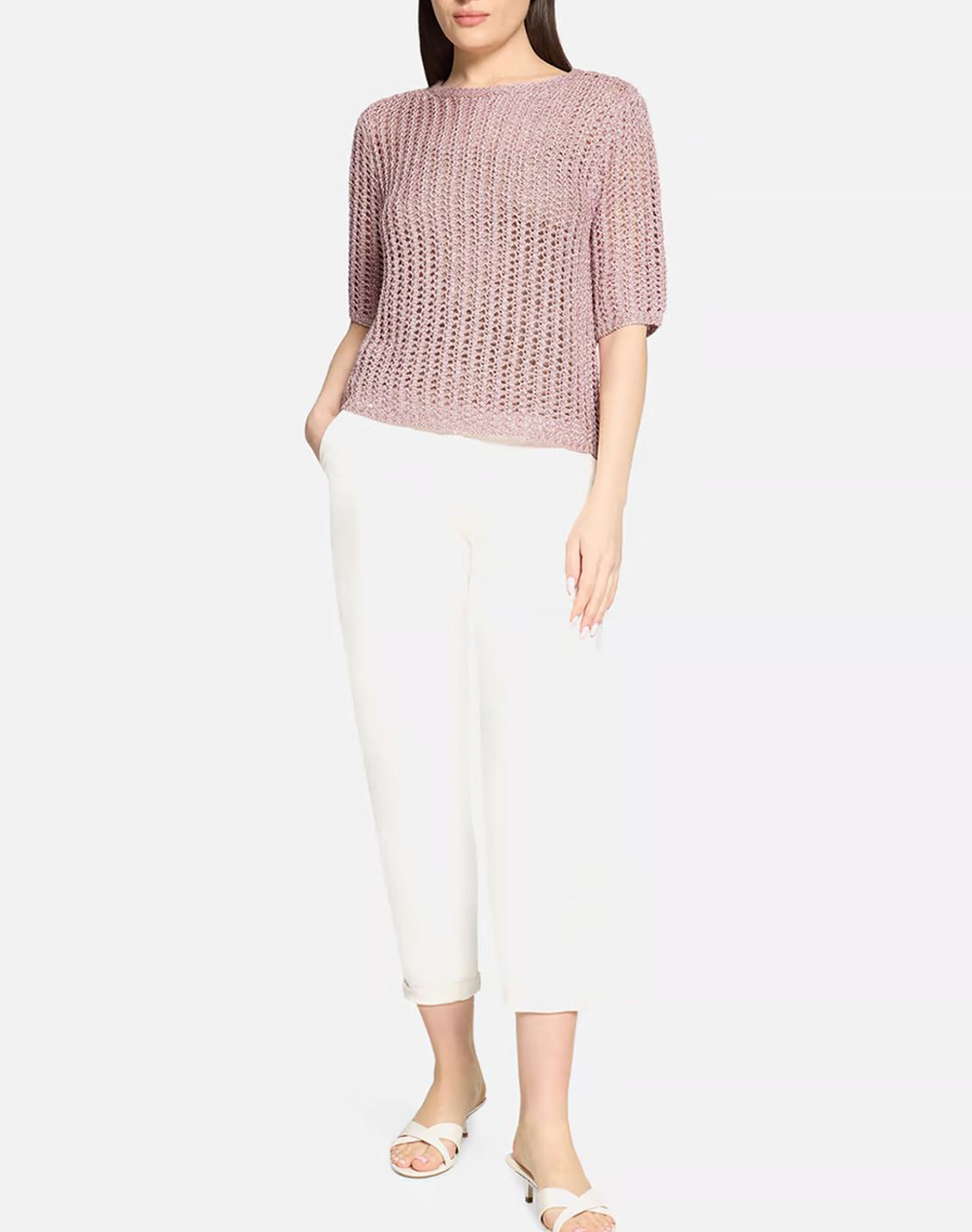 Betty Barclay Knit 5428 1911-4171 Pink Γυναικεία ρούχα μπλούζες Πλεκτά Politikos Shop Πολιτικός