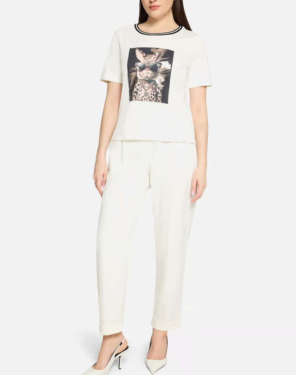Betty Barclay Blouse 2436 8090-1971 Cream Γυναικεία ρούχα μπλούζες Τ-Shirt Politikos Shop Πολιτικός
