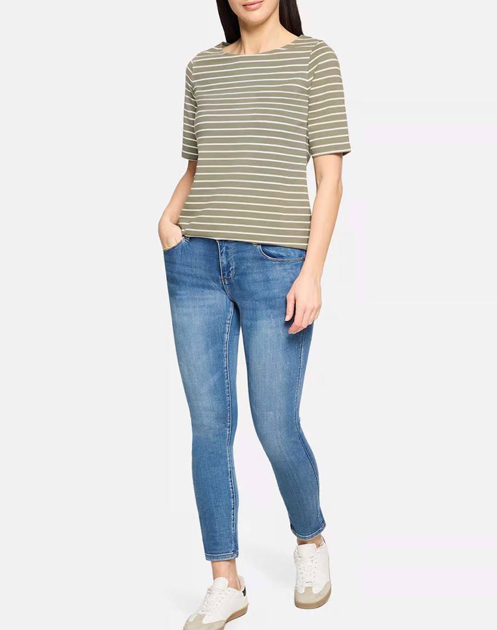 Betty Barclay Blouse 2451 8037-5813 Khaki Γυναικεία ρούχα μπλούζες Τ-Shirt Politikos Shop Πολιτικός
