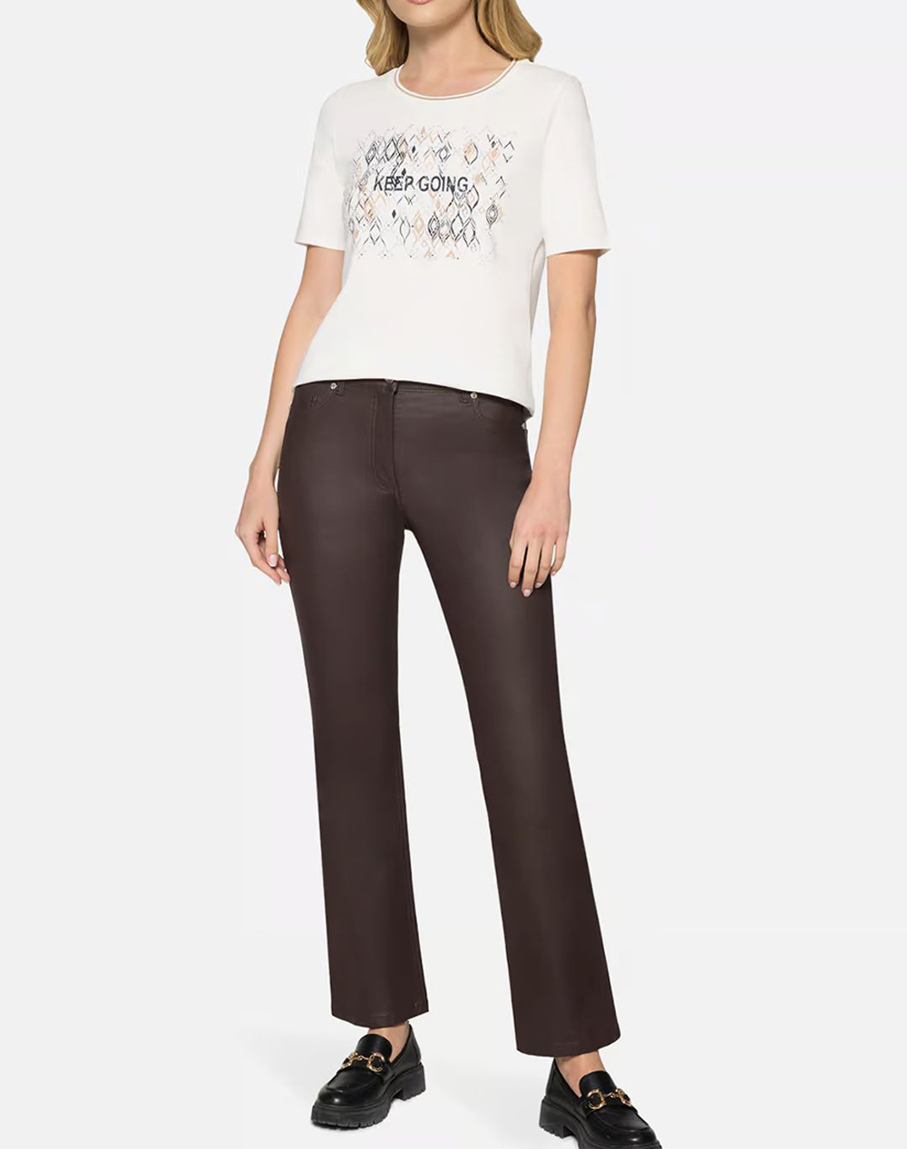 Betty Barclay Blouse 2727 1092-1995 Ecru Γυναικεία ρούχα μπλούζες Τ-Shirt Politikos Shop Πολιτικός