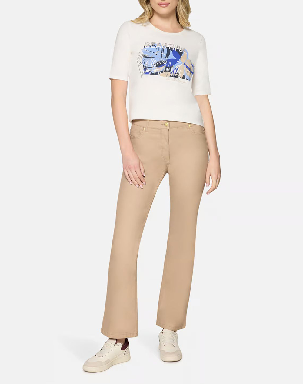 Betty Barclay Blouse 2738 1092-1981 Cream Γυναικεία ρούχα μπλούζες Τ-Shirt Politikos Shop Πολιτικός