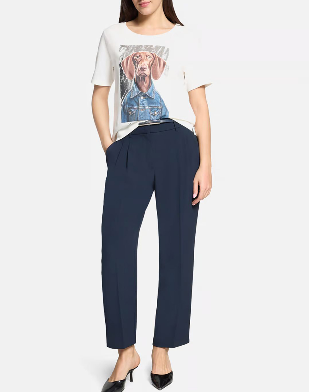 Betty Barclay Blouse 2755 1090-1986 Offwhite Γυναικεία ρούχα μπλούζες Τ-Shirt Politikos Shop Πολιτικός