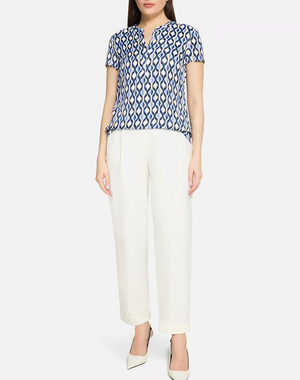 Betty Barclay Blouse 8004 1733-8811 Blue Γυναικεία ρούχα μπλούζες Τοπ Κορμακια Politikos Shop Πολιτικός