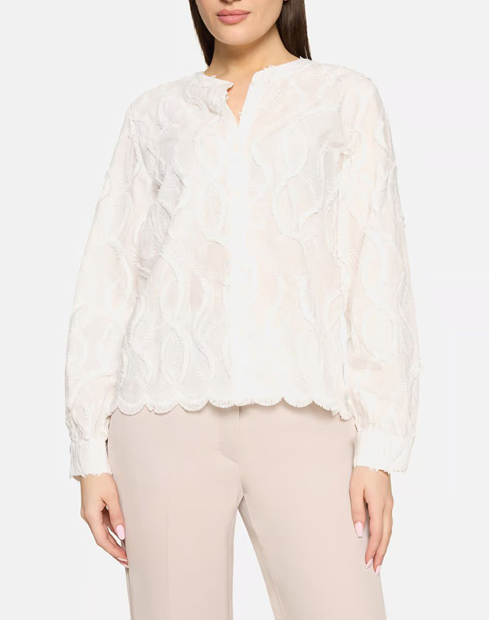 BETTY BARCLAY BLOUSE 8035/1922-1014 OffWhite