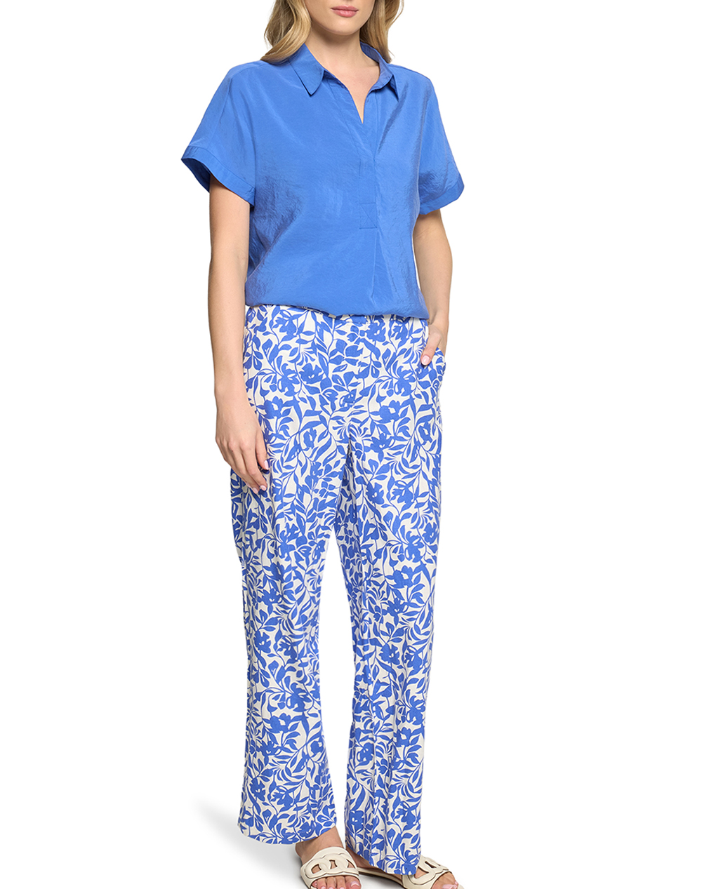 Betty Barclay Blouse 8038 1977-8327 Blue Γυναικεία ρούχα μπλούζες Τοπ Κορμακια Politikos Shop Πολιτικός