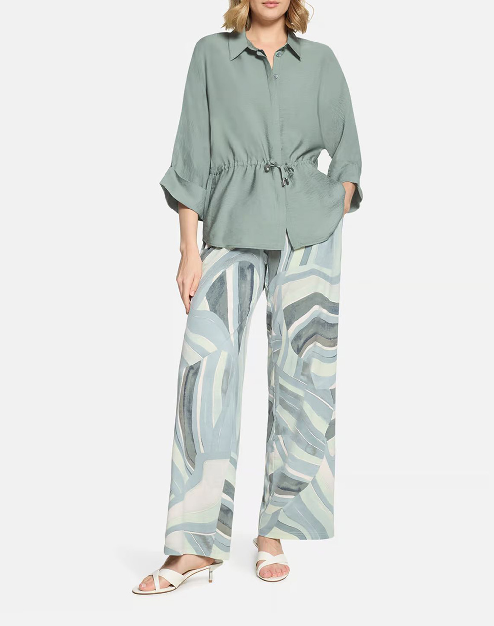 Betty Barclay Blouse 8031 1836-9194 Green Γυναικεία ρούχα μπλούζες Τοπ Κορμακια Politikos Shop Πολιτικός