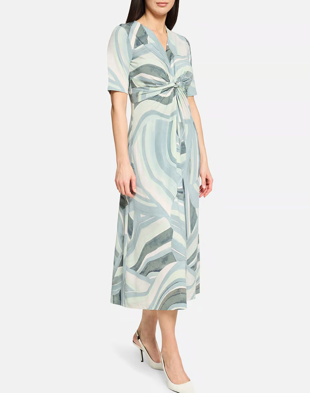 Betty Barclay Dress 1835 1833-5806 Mintgreen Γυναικεία ρούχα φορέματα Politikos Shop Πολιτικός
