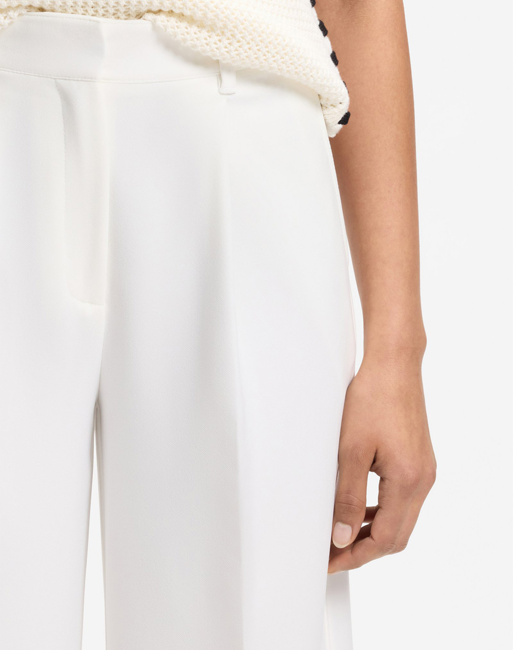 Boss C Tiwi2 10269106 01 50545580-118 Offwhite Γυναικεία ρούχα παντελόνια Υφασματινα Politikos Shop Πολιτικός