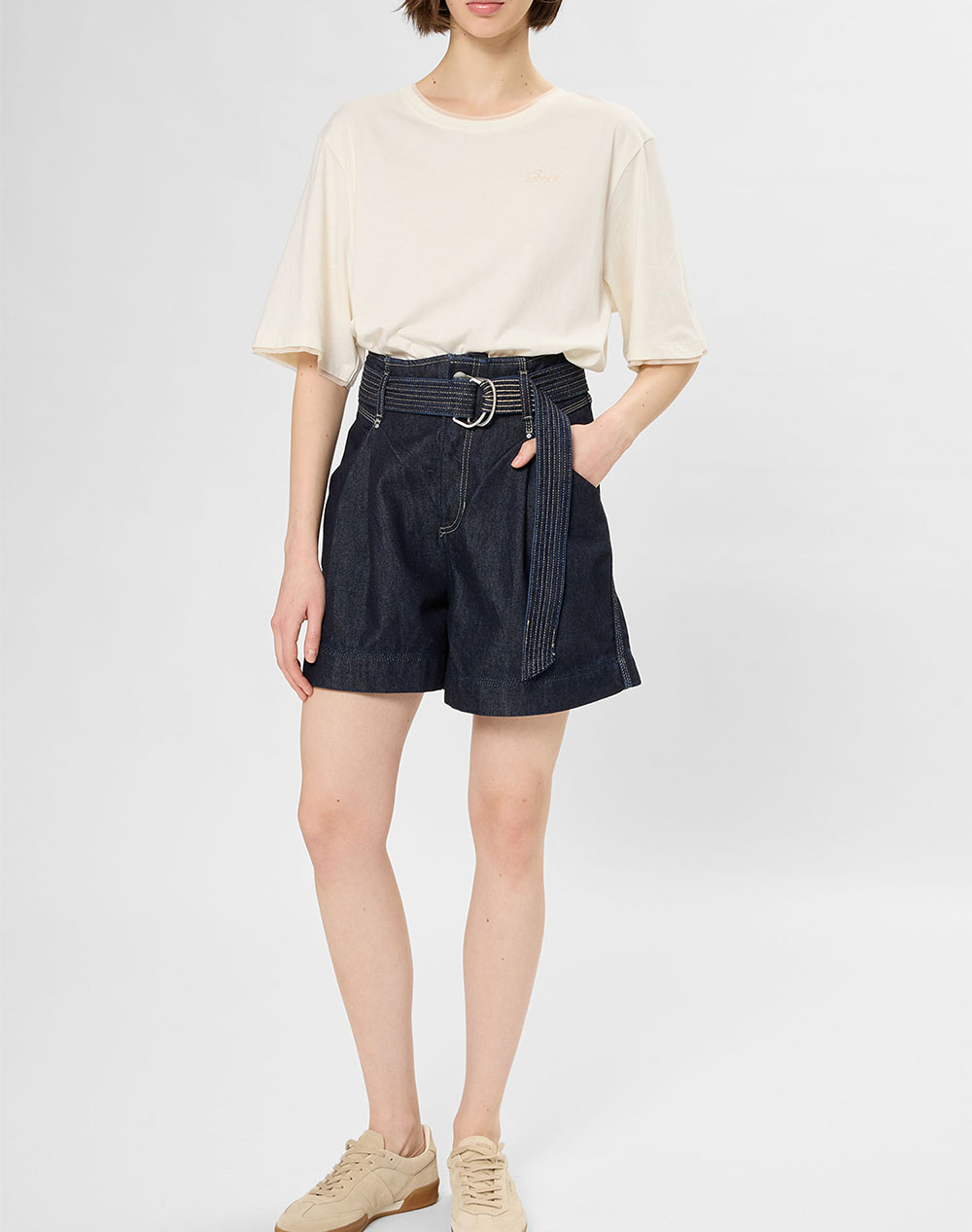 Boss C Cargo Short Ppb 10276977 01 50552465-401 Denimdarkblue Γυναικεία ρούχα Σορτς Βερμουδες Politikos Shop Πολιτικός