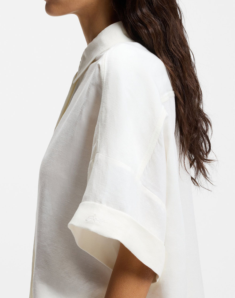 Boss C Bisenas 10277782 01 50559261-118 Offwhite Γυναικεία ρούχα πουκάμισα Politikos Shop Πολιτικός