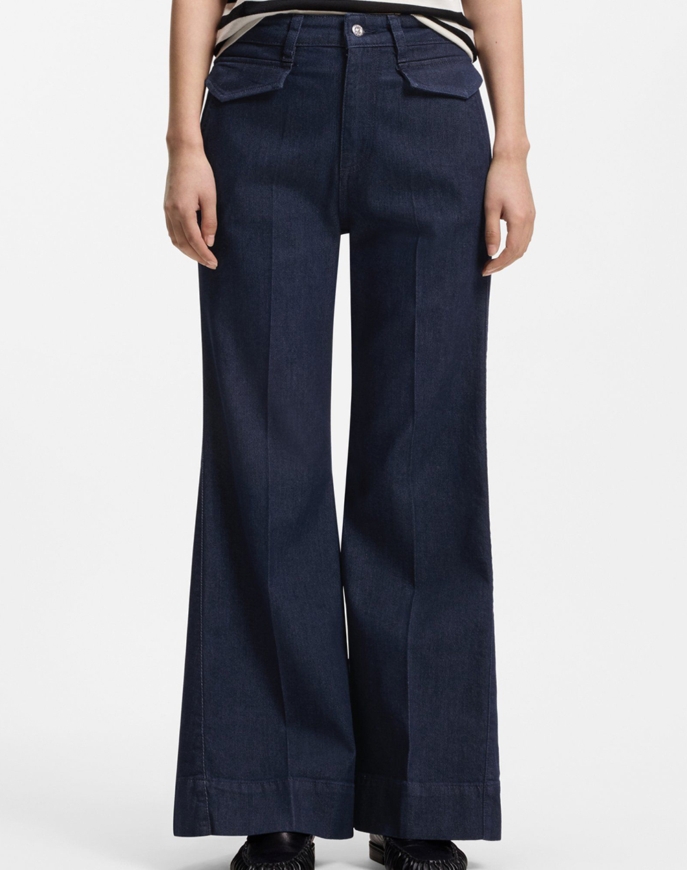 BOSS ROSALYA-FLARE 10276974 01 50552627-401 DenimDarkBlue