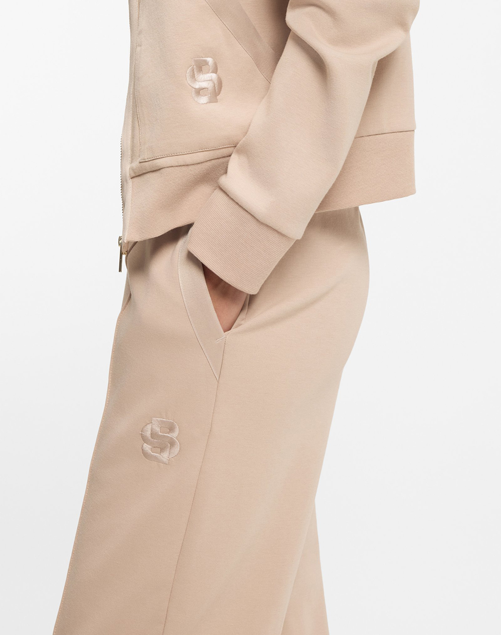 BOSS Shiny B_Pants 10277586 01 50557285-270 Biege φωτογραφία