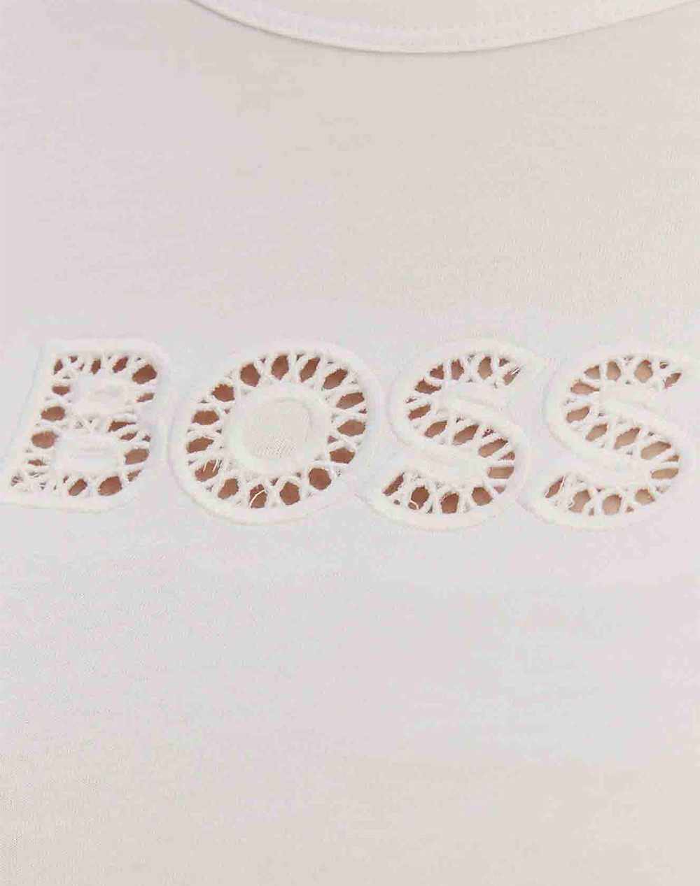 Boss Eventsa11 10236978 01 50562055-100 White Γυναικεία ρούχα μπλούζες Τ-Shirt Politikos Shop Πολιτικός