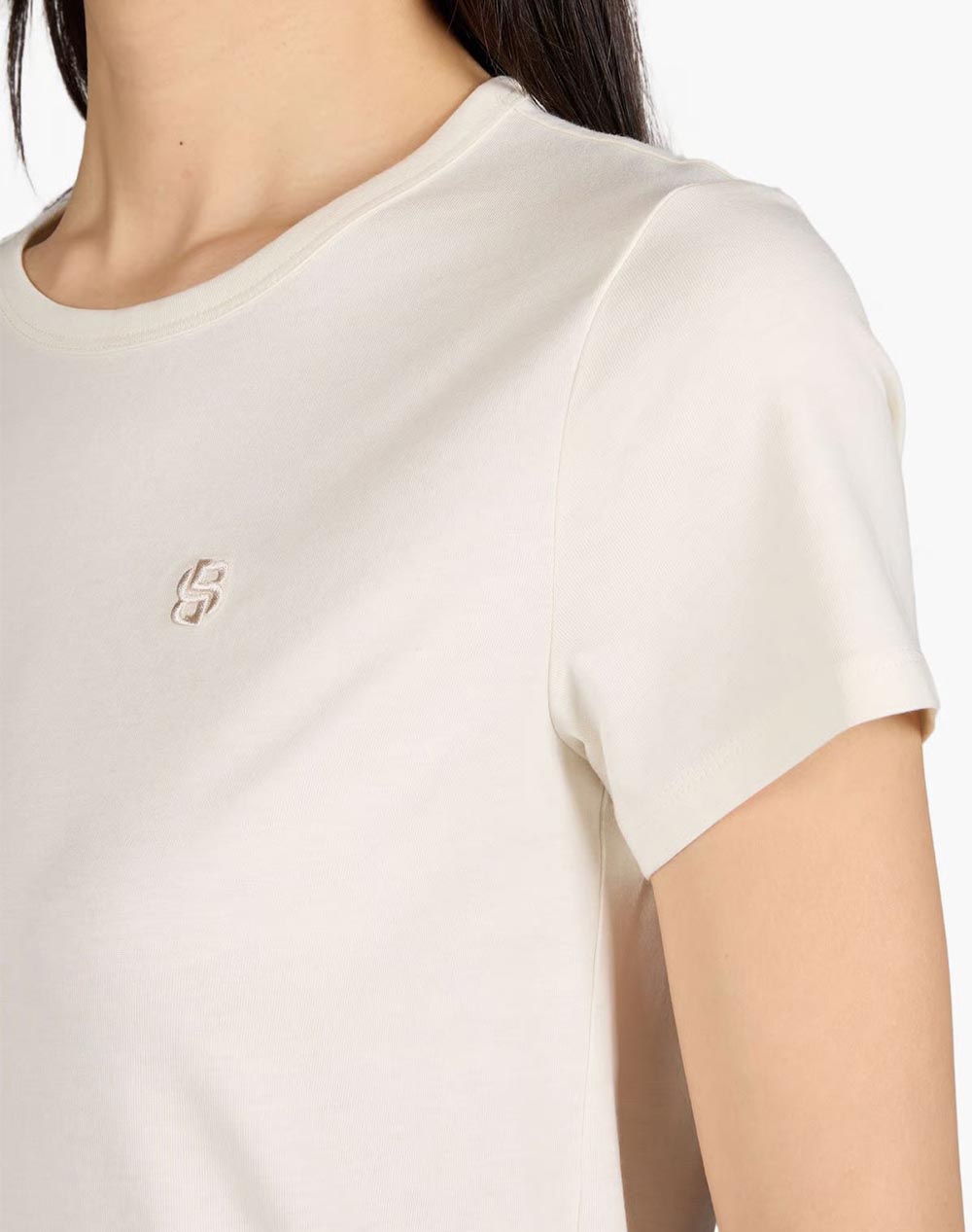 Boss Eventsa9 10277079 01 50555071-118 Offwhite Γυναικεία ρούχα μπλούζες Τ-Shirt Politikos Shop Πολιτικός