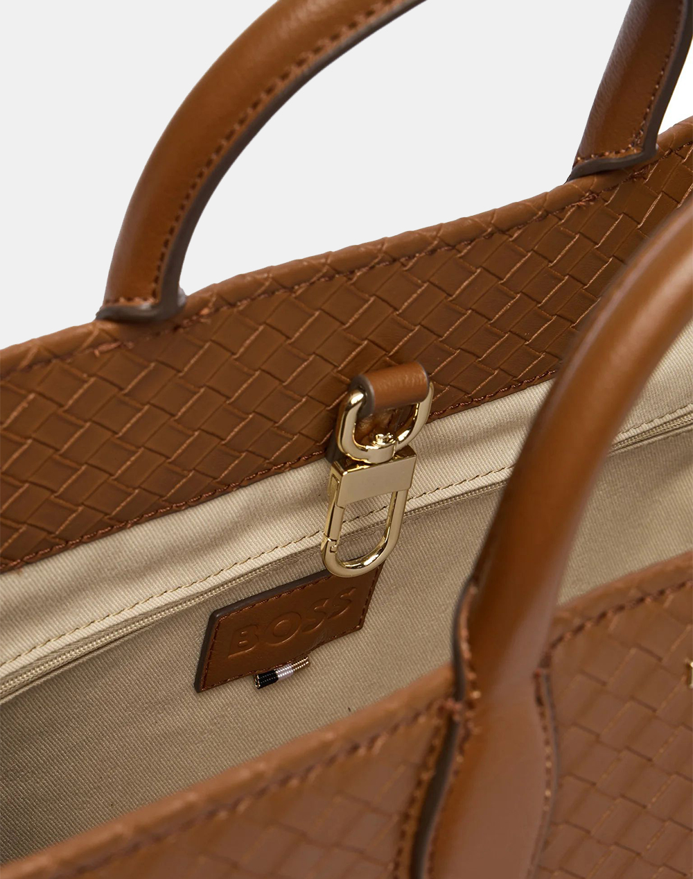 Boss Sandy Tote Sq 10277952 01 50557997-211 Brown Γυναικεία αξεσουάρ τσάντες Politikos Shop Πολιτικός