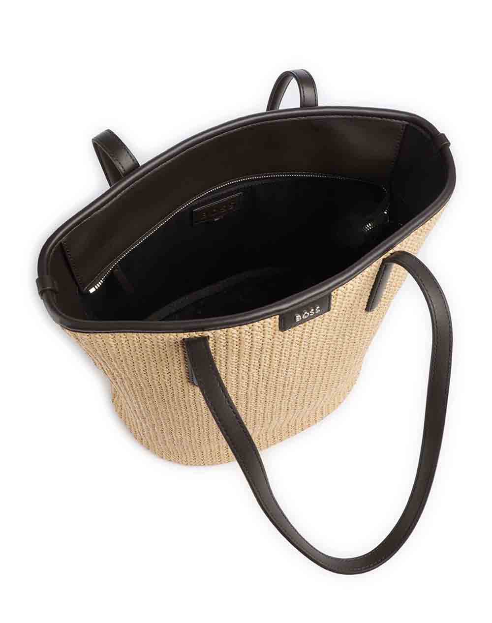 Boss Jala Shopper 10279942 01 50568256-116 Biege Γυναικεία αξεσουάρ τσάντες Politikos Shop Πολιτικός