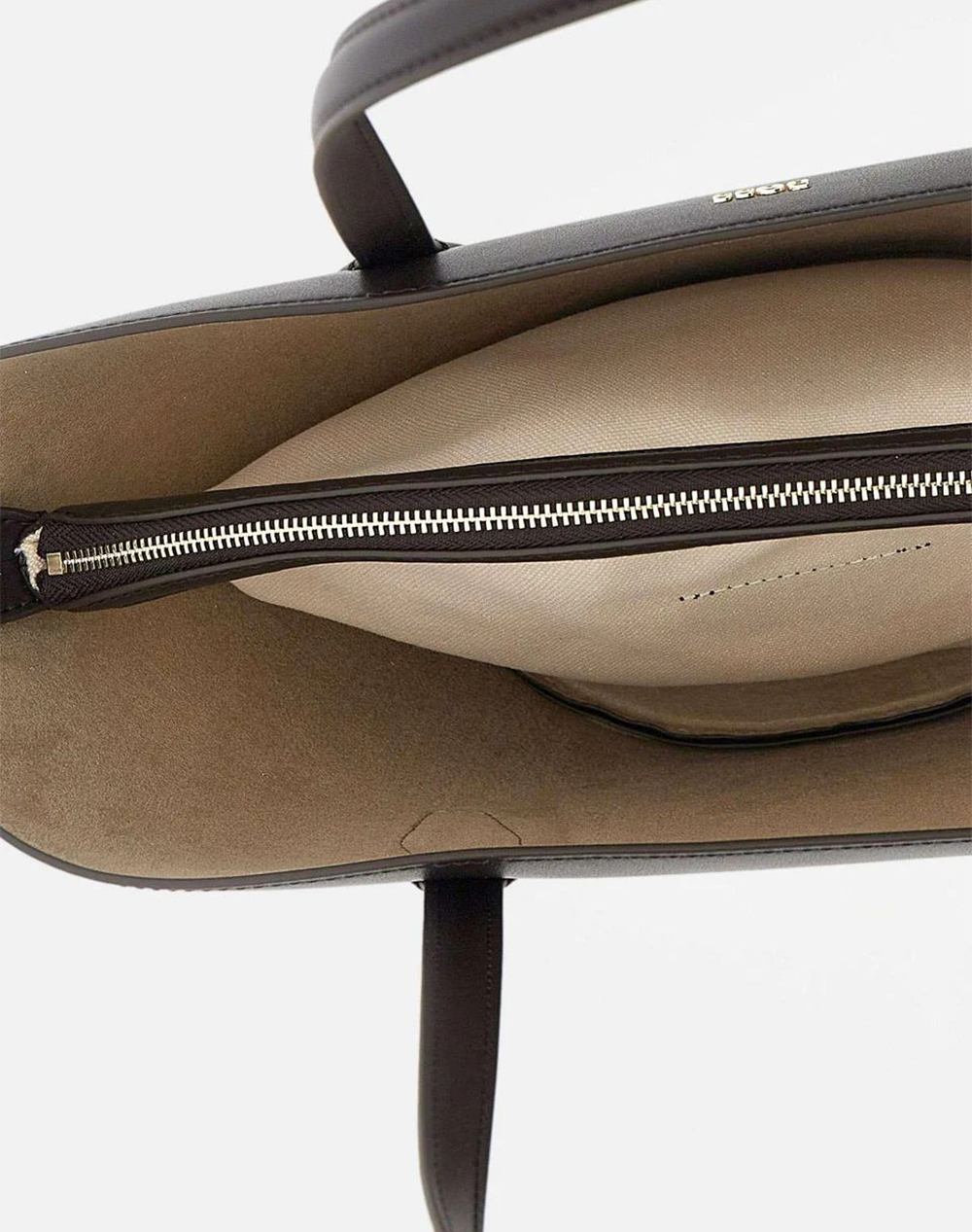 Boss Numah Chapelier Tote 10273896 01 50563842-207 Darkbrown Γυναικεία αξεσουάρ τσάντες Politikos Shop Πολιτικός