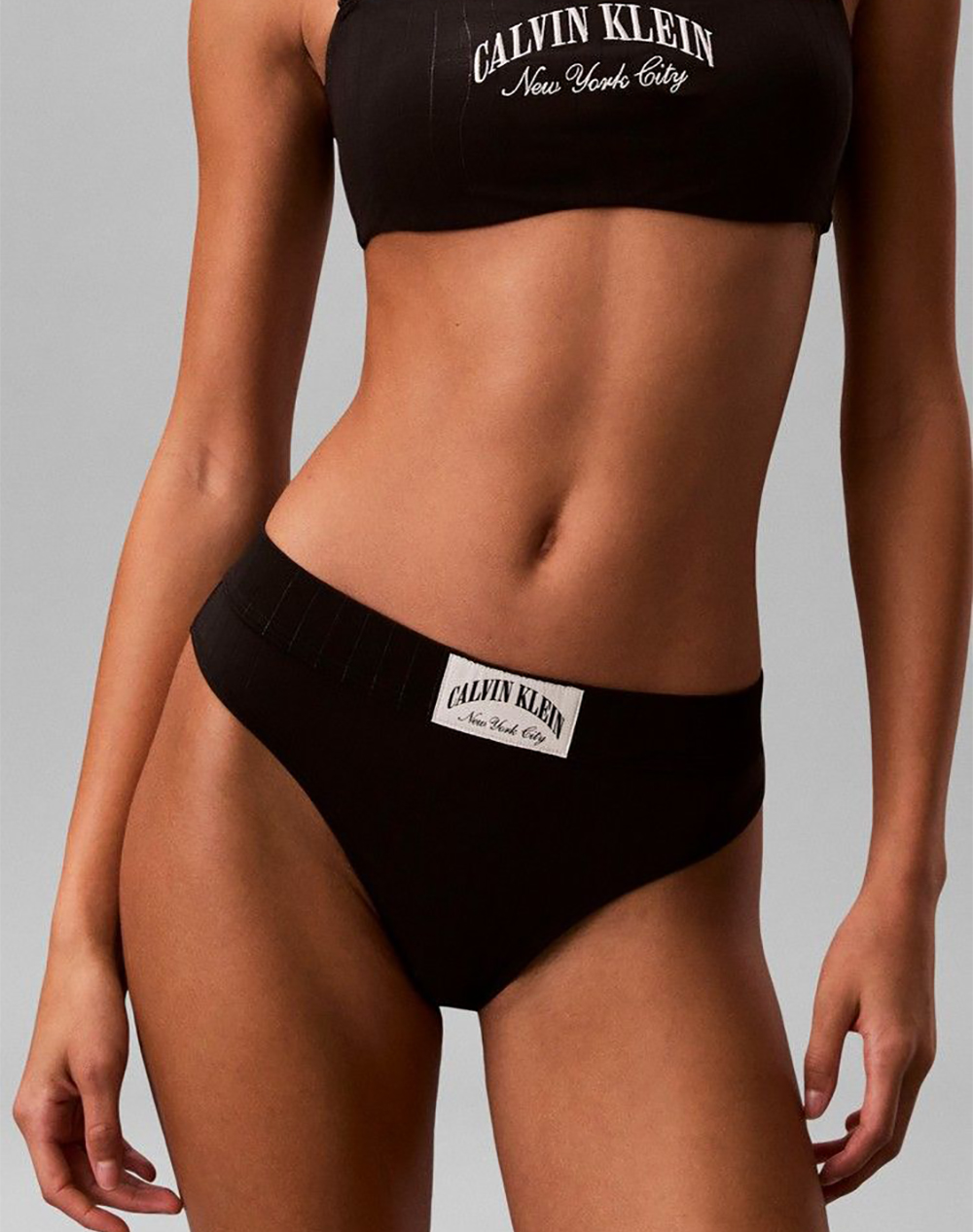 CALVIN KLEIN CALVIN KLEIN THONG LV00QF8711-UB1 Black - 2
