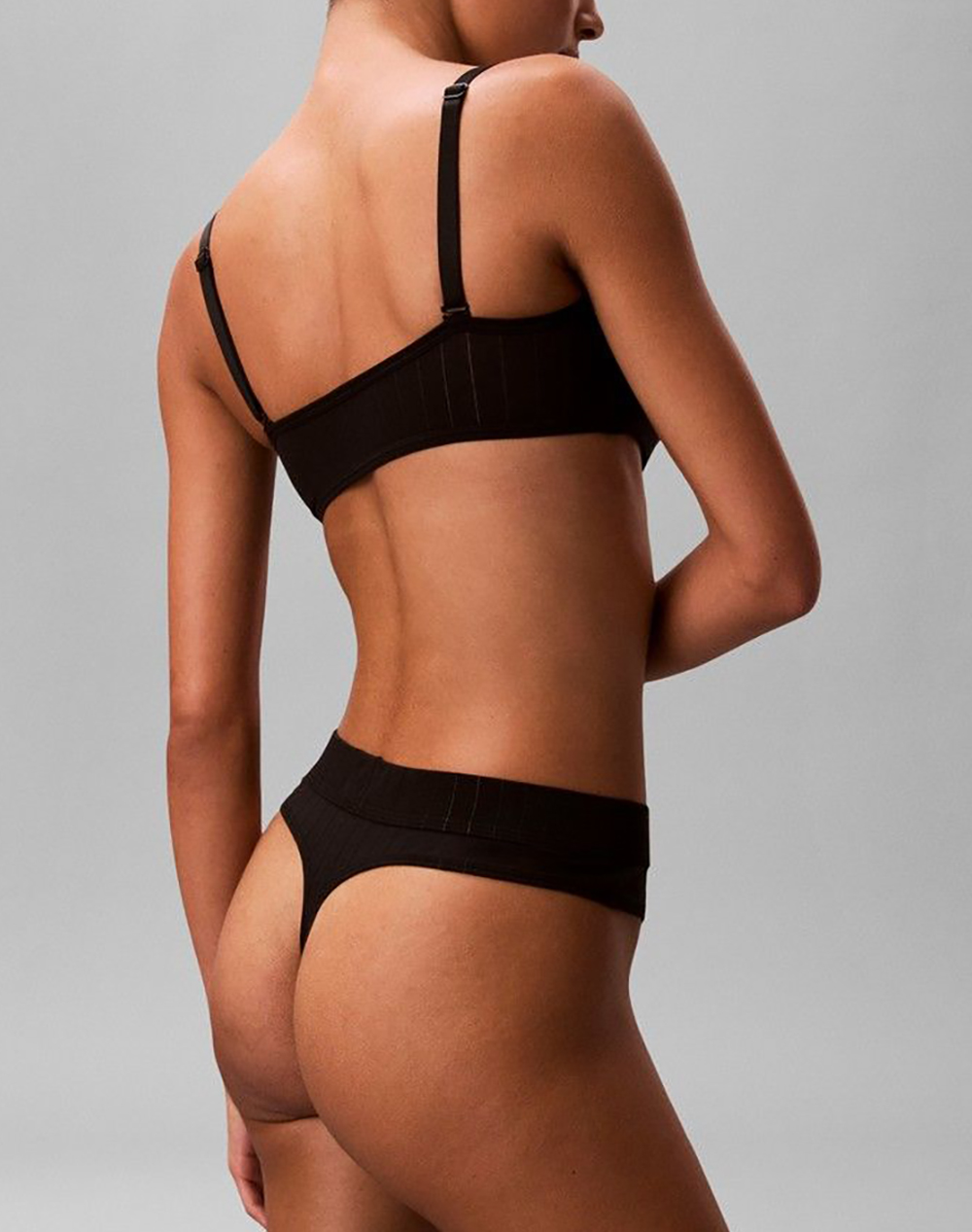 Calvin Klein Thong Lv00Qf8711-Ub1 Black Γυναικεία εσώρουχα Σλιπ Politikos Shop Πολιτικός