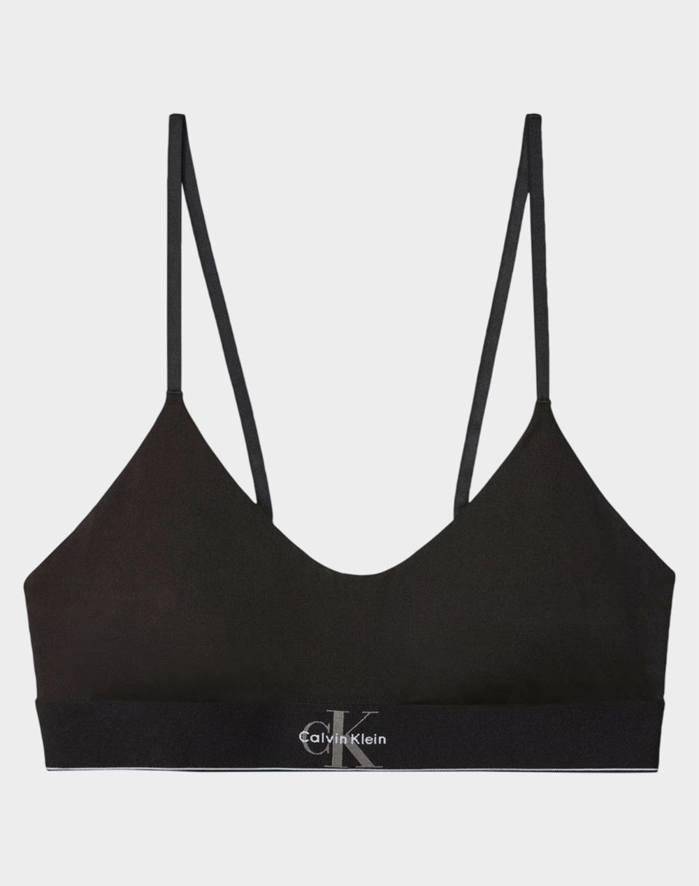 Calvin Klein Γυναικείο Bralette Μαύρο Πολυεστέρας Ελαστάνη