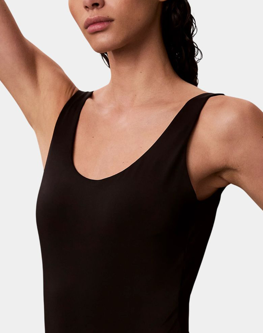 CALVIN KLEIN JEANS SCOOP BACK ONE PIECE LV00Q61205-UB1 Black φωτογραφία