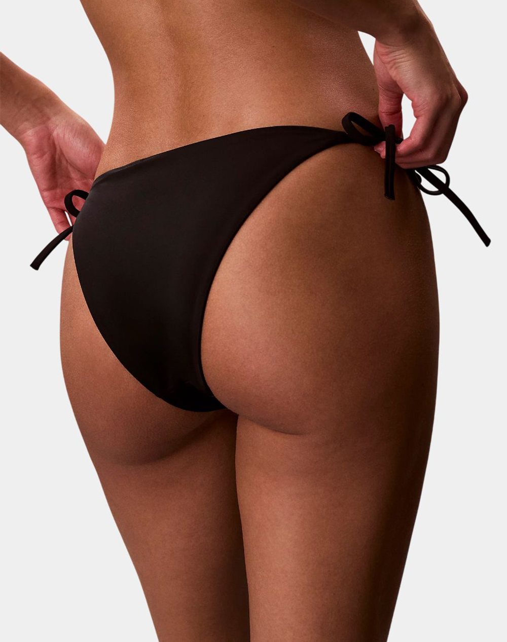 CALVIN KLEIN JEANS SIDE TIE BOTTOM LV00Q61220-UB1 Black φωτογραφία