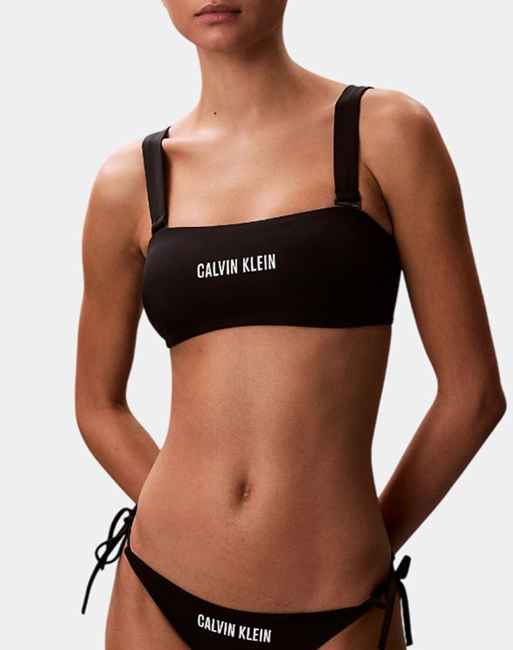 CALVIN KLEIN JEANS BANDEAU W STRAPS LV00Q61223-UB1 Black