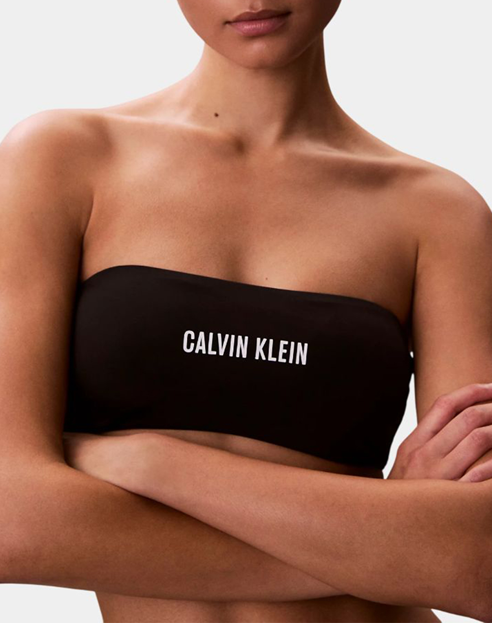 CALVIN KLEIN JEANS BANDEAU W STRAPS LV00Q61223-UB1 Black φωτογραφία