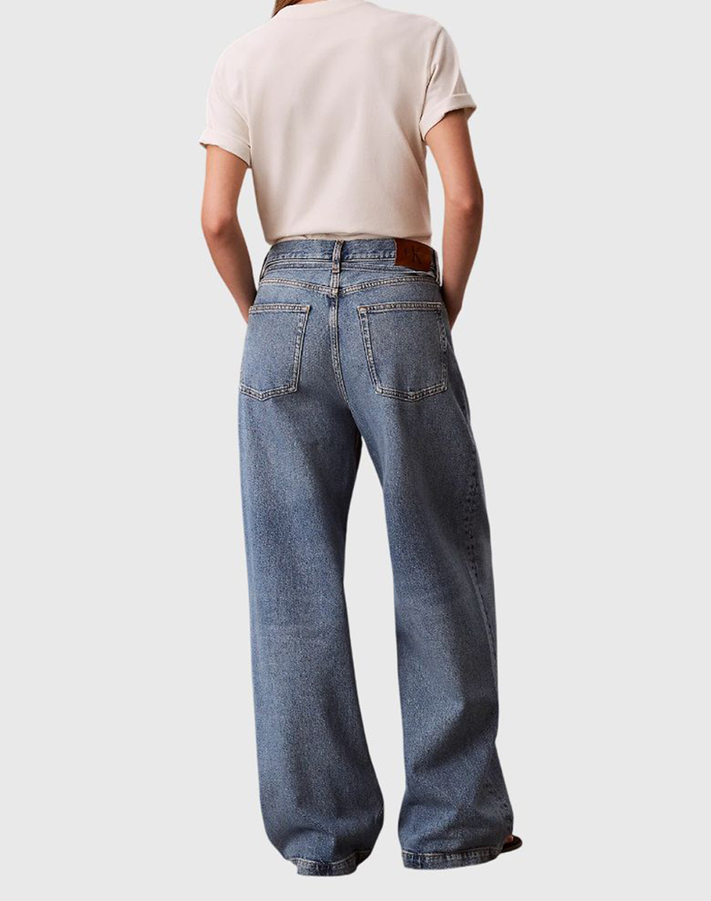 CALVIN KLEIN CALVIN KLEIN LOW RISE BAGGY OVERNIGHT BLUE LV047E752G-3NSRG DenimLightBlue - 2