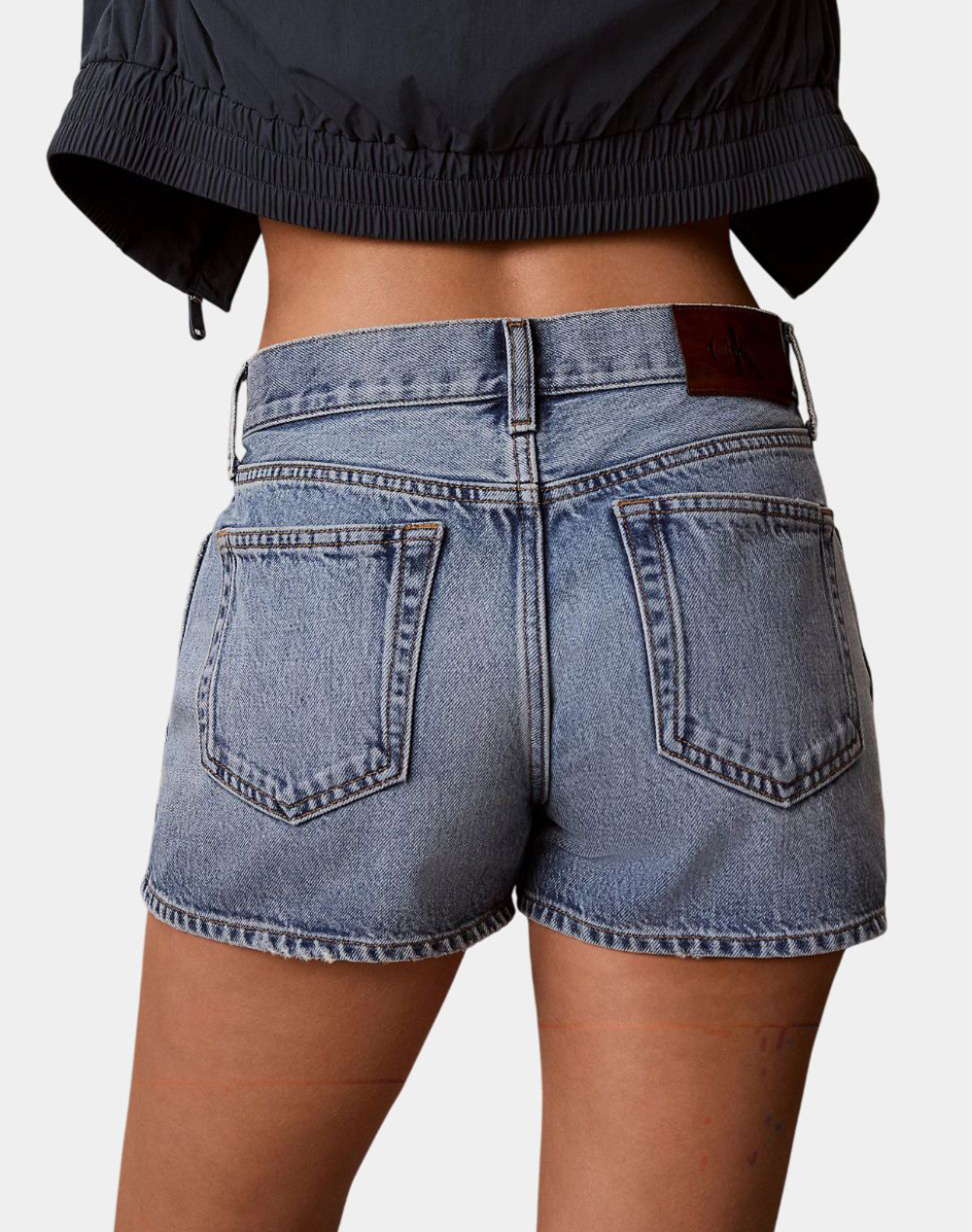 CALVIN KLEIN JEANS ARCHIVE MINI SHORT VINTAGE MOSS LV047F770G-21E DenimBlue φωτογραφία