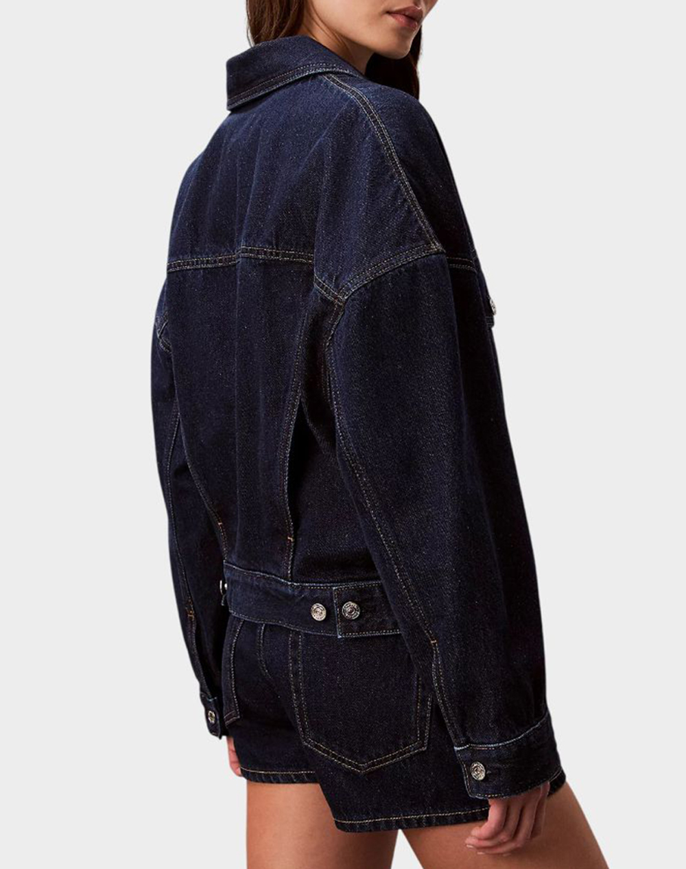 CALVIN KLEIN CALVIN KLEIN JEANS RELAXED TRUCKER TRUE INDIGO LV047F780G-GWI DenimDarkBlue - 2