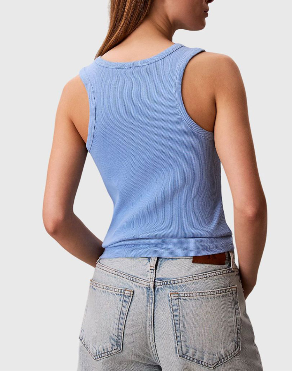 CALVIN KLEIN JEANS A - WVN LBL 2X2 CTTN LV047C201G-C32 Ciel