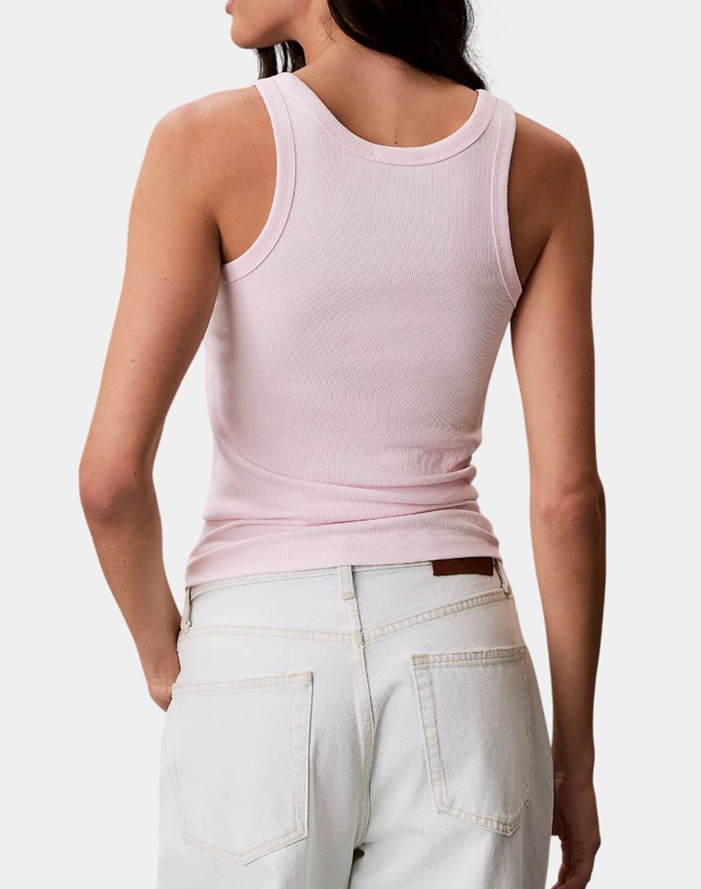 CALVIN KLEIN JEANS CONTOUR 2X2 RIB GRAPHIC TANK LV047F816G-8Z6 LightPink φωτογραφία