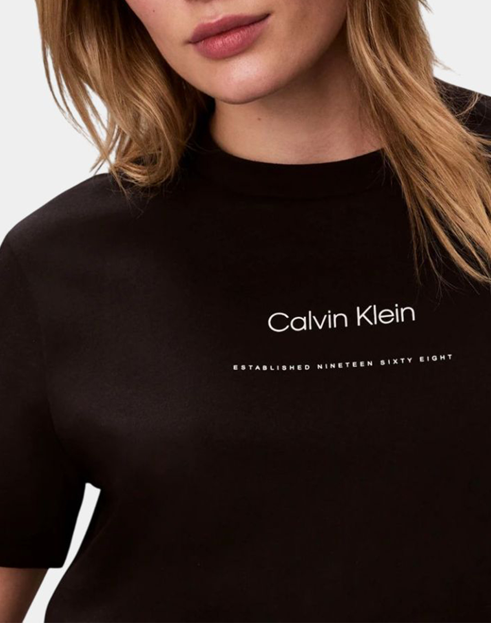 Calvin Klein Jeans Ss Multi Logo Classic Tee Lv047C811G-Ub1 Black Γυναικεία ρούχα μπλούζες Τ-Shirt Politikos Shop Πολιτικός