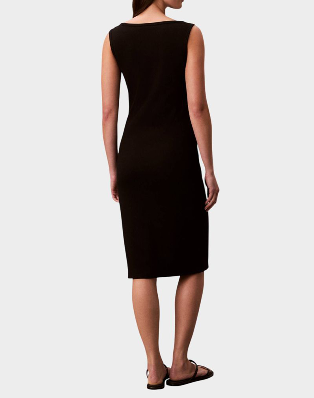 CALVIN KLEIN CALVIN KLEIN JEANS SL BABY RIB WOVEN LABEL SQUARE N LV047F257G-UB1 Black - 2