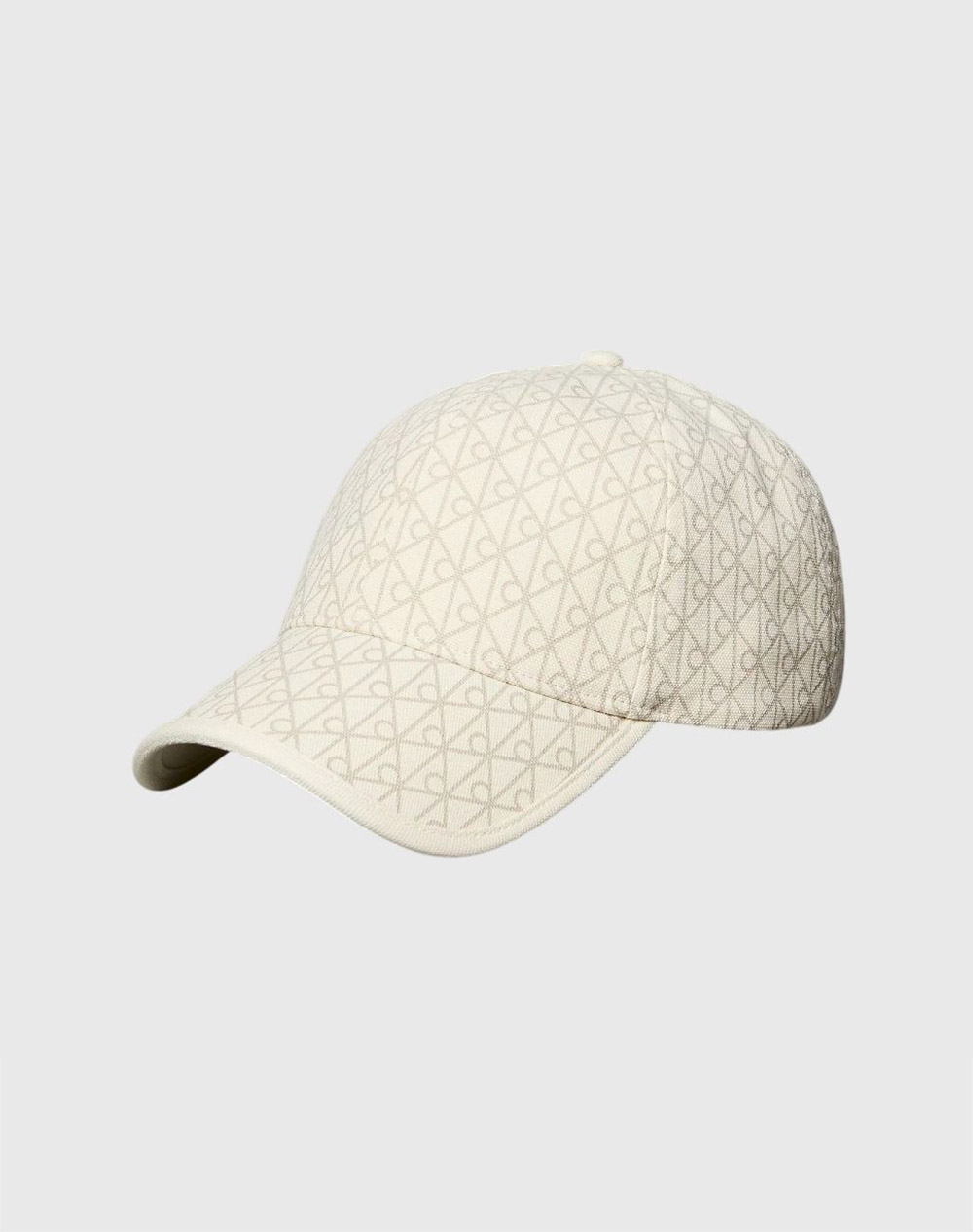 CALVIN KLEIN CALVIN KLEIN JEANS EMBLEM PRINT w LEATHER PATCH CAP LV04F5036G-2XB Cream
