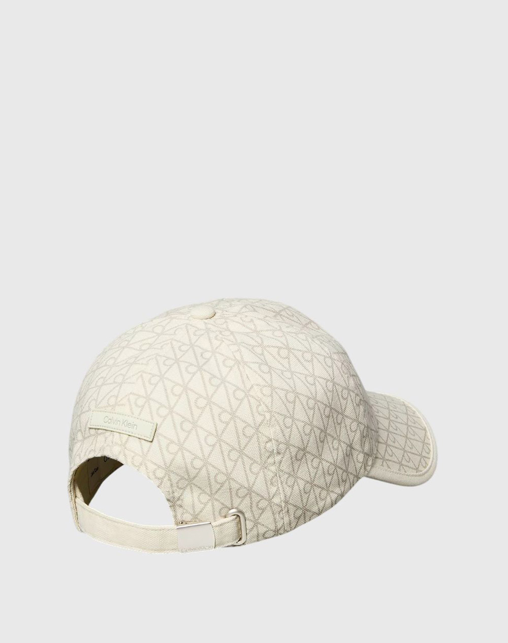 CALVIN KLEIN JEANS EMBLEM PRINT w LEATHER PATCH CAP LV04F5036G-2XB Cream φωτογραφία