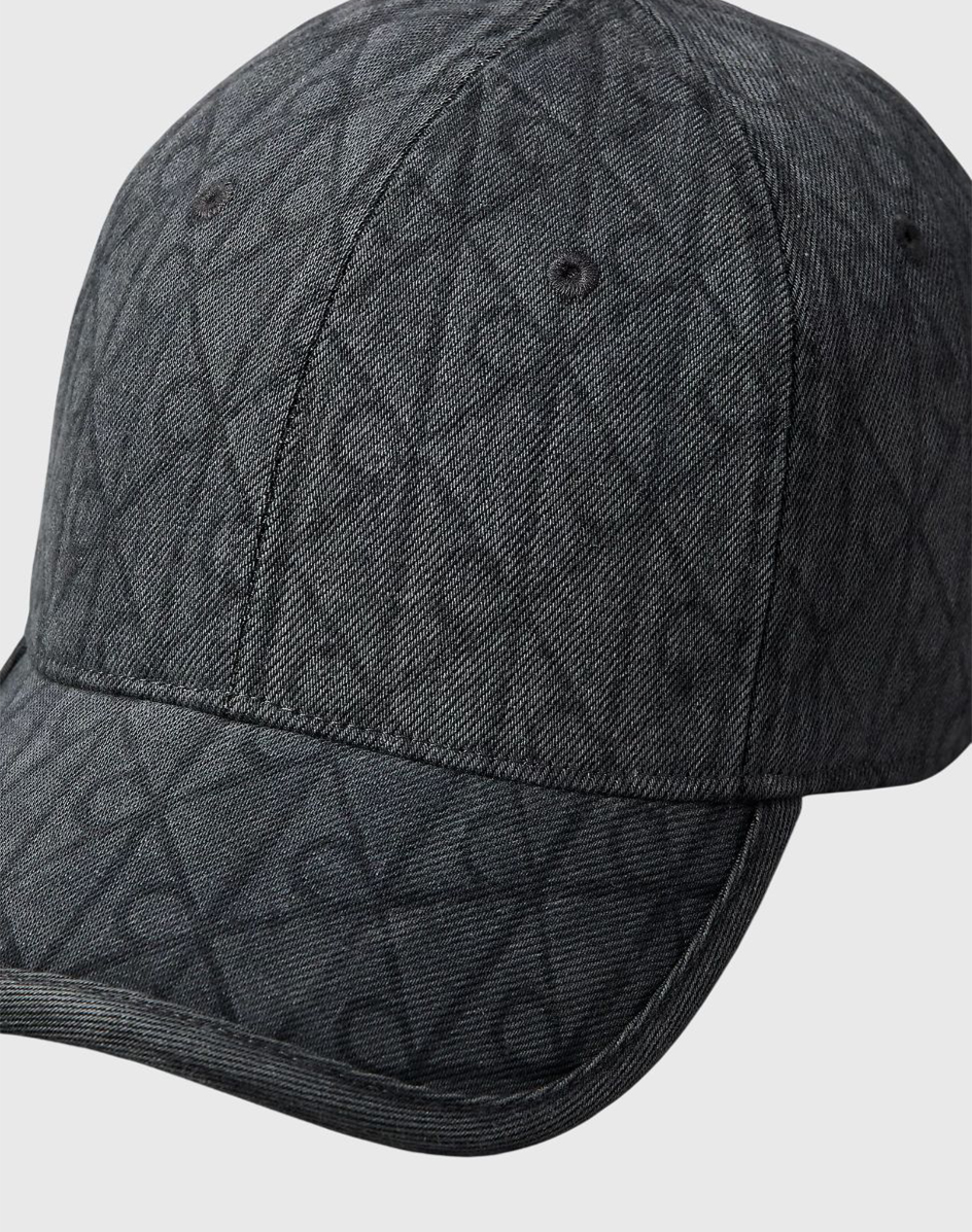 CALVIN KLEIN JEANS DENIM EMBLEM BURNOUT w PATCH CAP LV04F5042G-PA7 DarkGray φωτογραφία